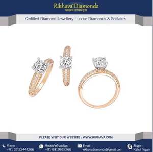 แหวนเพชรธรรมชาติรับประกันคุณภาพสำหรับของขวัญในโอกาสพิเศษเครื่องประดับหรูหราแหวนราคาสมเหตุสมผล - Product Image 5