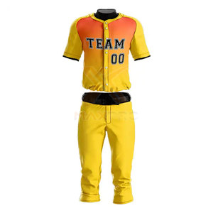 Tenue de baseball respirante pour l'entraînement, fabriquée en usine, nouvelle collection, dernier design, couleurs et tailles personnalisables - Product Image 3