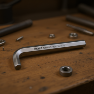 ประแจหกเหลี่ยมเคลือบนิกเกิลแบบเมตริกของ Hazet - Product Image 3