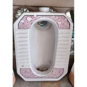 OEM Diseño Moderno Baño Sanitario Ware Medio Profundo Color Blanco Cuclillas Sartén Inodoro Agua Armario Precio Barato Calidad de Exportación - Product Image 2