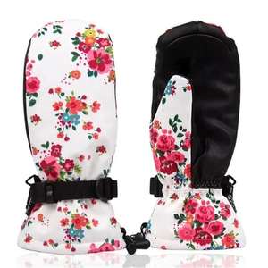 Fournisseur direct d'usine, gants de ski de qualité professionnelle, matériaux et design demandés par les clients, gants de ski en cuir de haute qualité - Product Image 5