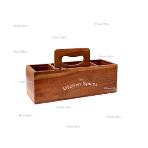 Porta Cubiertos y Servilletas de Madera de la Mejor Calidad, Forma y Tamaño Personalizados, Porta Cubiertos de Cocina para el Hogar en Venta - Product Image 2