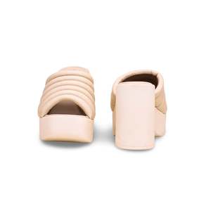 Escarpins à enfiler élégants fauve PU0415 Chaussures élégantes - Product Image 2