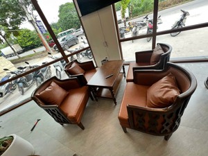 Top Hotel tradicional de alta calidad apartamento sofá silla muebles Villa ajustable diseño sintético cuero sala de estar sofás - Product Image 2