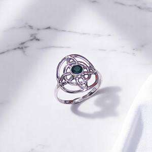Piedras preciosas naturales Anillos finos de plata 925 Anillos de precio al por mayor Diseño hecho a mano Joyería fina de plata 925 - Product Image 2