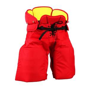 Prix abordable Pantalon de hockey sur glace léger à coque rembourrée pour adulte Respirant Imperméable Taille ajustable Durable Évacuation de l'humidité 100% - Product Image 1