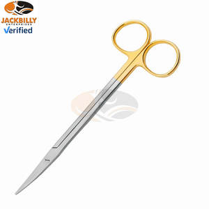 Instrument chirurgical vasculaire de haute qualité Jackbilly Enterprises pour tissus artériels, type Debakey, avec poignée dorée en acier inoxydable - Product Image 3