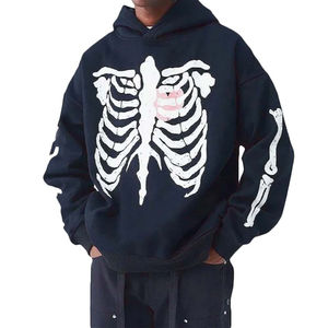 เสื้อฮู้ดดี้ลำลองผู้ชาย ผ้าฝ้าย 100% รับทำโลโก้ตามสั่ง ผลิตจากโรงงาน เนื้อผ้านุ่ม ระบายอากาศดี เสื้อสเวตเชิ้ต รับผลิตจำนวนมากสำหรับแบรนด์ทั่วโลก - Product Image 4