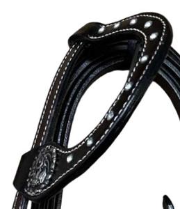 Caballete de cabeza occidental de caballo de cuero nuevo diseño calidad superior al por mayor excelente precio tallado a mano y tallado - Product Image 6