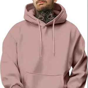 Sudadera con capucha de color sólido para personalización de marca Sudadera con capucha de gran tamaño de moda para estilo juvenil - Product Image 1