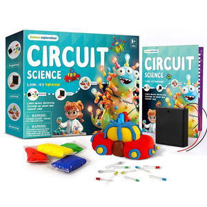 Kit de Ciencia de Circuitos de Arcilla Conductora EPT DIY, Juguete Educativo STEM Montessori para Experimentos de Física para Niños de 8 a 12 Años - Product Image 1
