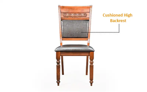 COLLECTION AMÉRICAINE ENSEMBLE À MANGER EN BOIS 1 + 6 - Product Image 5