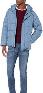 High Quality Hooded Men Puffer Jacket Winter Warm Wear Wholesale <b>Waterproof</b> Windproof Front Logo Zipper Closure Solid Pattern - Product Image 5