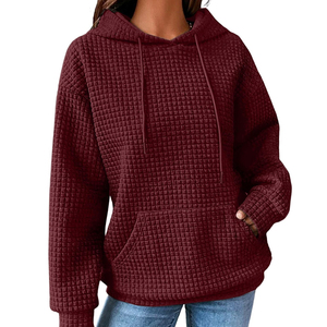 Sweat à capuche respirant en polaire doux pour femmes, tendance streetwear, vente chaude, fournisseur direct d'usine, sweat à capuche pour femmes - Product Image 1