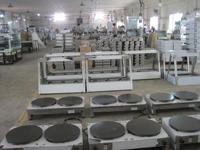 Crêpière électrique commerciale à tête unique Machines de cuisine Machine à crêpe