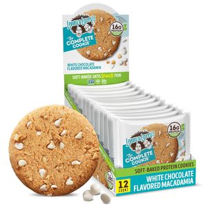 Lenny & Larry's Complete <b>Protein</b> Cookie, [White Chocolate Flavored Macadamia], Chewy Soft Baked, [4 Ounce]Cookie (Pack of 12) - Product Image 1