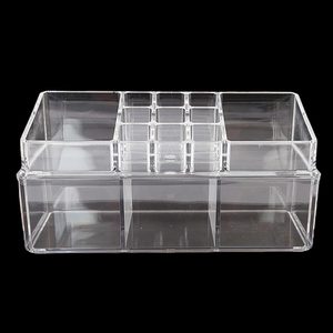 Acrylic Cosmetic <b>Makeup</b> Organizer <b>Storage</b> <b>Box</b> - White - Product Image 1
