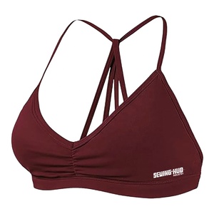 Nouveauté Soutien-gorge de sport respirant et rembourré sans fil à séchage rapide pour femmes OEM à impact élevé grande taille avec bretelles réglables - Product Image 2