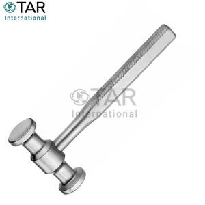 Mazo Dental personalizado de primera calidad, 184mm de longitud, 458G, cuerpo, 30mm, cabeza de goma, martillo de implante óseo quirúrgico, instrumentos médicos - Product Image 6