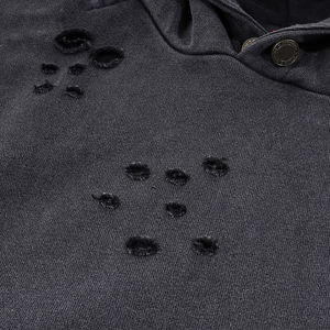 เสื้อสเวตเตอร์ถักมีฮู้ดผ้าหนาพิมพ์ลายรอยยิ้มบนท้องถนน - Product Image 5