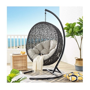 Fauteuil suspendu en forme d'œuf de haute qualité pour l'extérieur, disponible à la vente à bas prix - Product Image 1