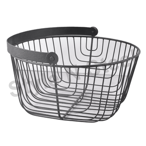 Cesta de Metal de decoración moderna, soporte para cesta de frutas de cocina, diseño de cesta de frutas de alambre, acero inoxidable - Product Image 1