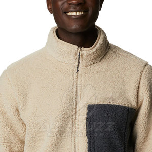 Meilleure vente Veste pullover polaire Sherpa surdimensionnée pour homme Nouvelle arrivée Design hiver col montant - Product Image 6
