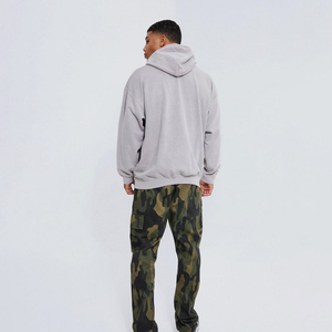 Sweat à capuche vintage pour homme imprimé délavé à l'acide sweat-shirt polaire en coton éponge français surdimensionné Streetwear personnalisable pour l'hiver - Product Image 6