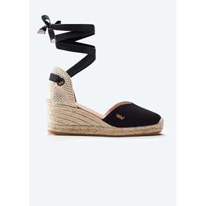 Espadrillas in tela Gava con zeppa sandali eleganti con comodo Design a zeppa - Product Image 1