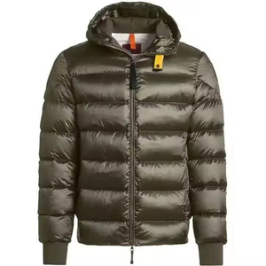 Chaqueta Acolchada de Diseño con Dos Bolsillos, Precio de Fábrica al por Mayor OEM, Ropa de Calle de Invierno, Diseño Liso, Chaquetas Acolchadas para Hombre de Talla Grande - Product Image 1