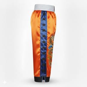 2026 Custom Logo Front Satin Made Kick Boxing Pant Durable Stretch Breathable Quick Dry Sportswear OEM Manufacturer Wholesale - Product Image 6