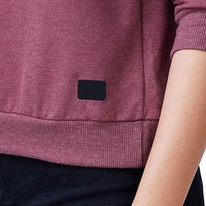 Moda personalizada mujer invierno sudaderas logotipo frontal ecológico a prueba de viento transpirable manga larga en Stock - Product Image 6