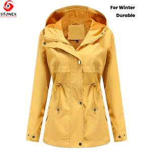 Chaqueta Cortavientos Impermeable de Talla Grande para Mujer, Tendencia Superior, Servicio OEM al por Mayor, Largo Regular - Product Image 2