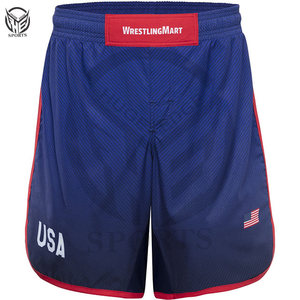 Ropa de Artes Marciales, Pantalones Cortos de MMA para Hombre, Pantalones Cortos de Lucha Libre, Personaliza Tu Propio Logotipo y Diferentes Materiales. - Product Image 3