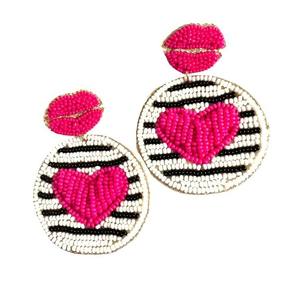 Diseño personalizado gota de moda bordado de cuentas largas para pendientes de cuentas de semillas DAT - Product Image 4