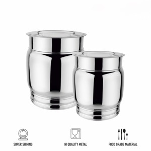 Boîte de rangement en acier inoxydable poli miroir, de qualité alimentaire, pour épices, sucre, café, etc., pour la cuisine, la maison, le camping, etc. - Product Image 4