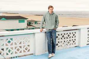 <b>Men's</b> <b>Sleeveless</b> Cotton Blend <b>Pullover</b> Gym Vest Casual Winter Streetwear Fitness Plain Dyed Custom Hoodie with Solid Pattern - Product Image 5