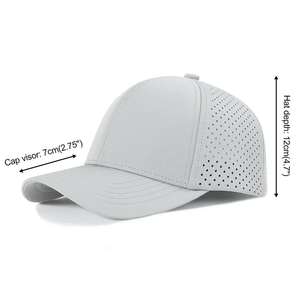 Casquettes de baseball personnalisées avec broderie 3D, LED et logo personnalisé sur la visière - 100% coton, prix de gros - Product Image 4