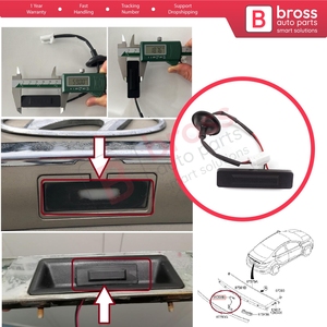 Botón de Liberación de la Cerradura de la Puerta Trasera BDP1453 para Accent MK4, Solaris, Verna, i30, Rio MK3, Pride, Ceed, Picanto 2011-2017, B812601 - Product Image 5
