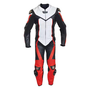 Traje de Motociclismo Personalizado de Cuero Vacuno Genuino con Certificación CE y Logotipo Personalizado - Product Image 3