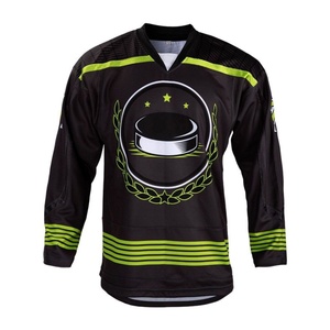 Venta al por mayor unisex personalizable camisetas de hockey sobre hielo barato personalizable Club uniforme para hombres y mujeres sublimado desgaste del equipo - Product Image 1
