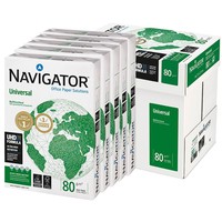 Navigateur universel A4 copieur papier 100% pâte de bois vierge 80gsm surface lisse blanc 210x297mm pour usage de bureau multifonctionnel