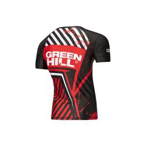 Camiseta Deportiva GREEN HILL de Manga Corta para MMA, Protección UV, Compresión de Nailon, Protección UV para Uso Prolongado - Product Image 2