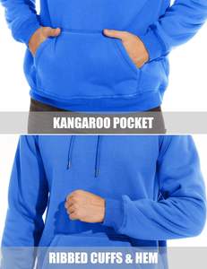 Sweat à capuche pour homme Pull oversize en coton polaire à épaules tombantes Streetwear d'hiver personnalisé Vêtements de mode chauds - Product Image 3