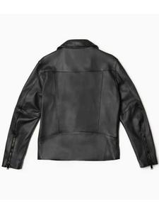Customizable Men's <b>Winter</b> <b>Leather</b> <b>Jacket</b> with Stand Collar Professionally Made COW SKIN Material Canvas Waterproof Breathable - Product Image 6