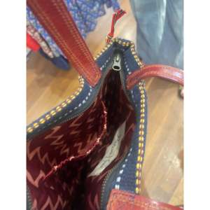 Sac JAT BAG - Sac de mode bohème Sunrise avec une seule poignée, doublure en PU, motif géométrique, fermeture ouverte - pour l'été, l'hiver, le printemps, l'automne - Product Image 4