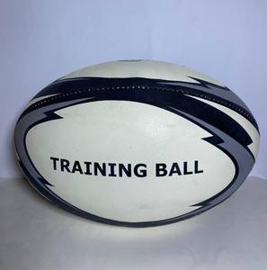 ลูกรักบี้สีขาวคุณภาพสูง Champ King รุ่น 20722-D สำหรับการฝึกซ้อมและการแข่งขันระดับมืออาชีพ ผลิตจากวัสดุยาง - Product Image 1