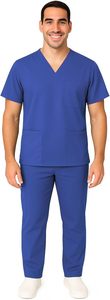 Traje de hombre de calidad superior con tela suave transpirable y diseño elegante para profesionales de la salud - Product Image 6