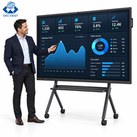 Tableau blanc interactif ZDHQ, panneau interactif, tableau intelligent pour l'éducation scolaire, l'apprentissage en classe et l'enseignement