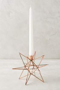 Bougeoir en métal décoratif moderne pour décoration de maison élégante et centre de table de mariage au design élégant - Product Image 2